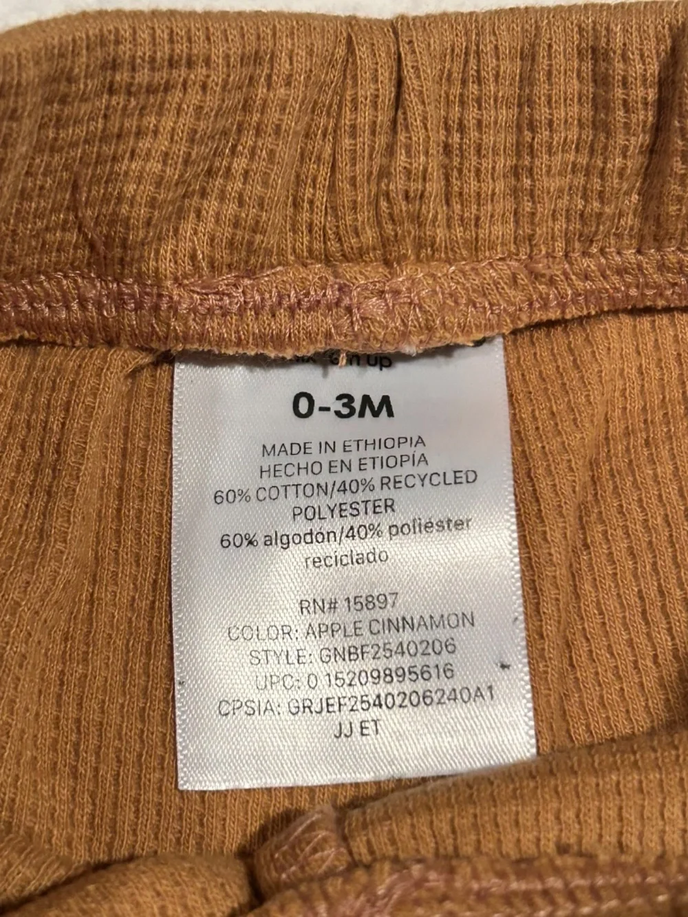 NWT Garanimals Light Brown Pants